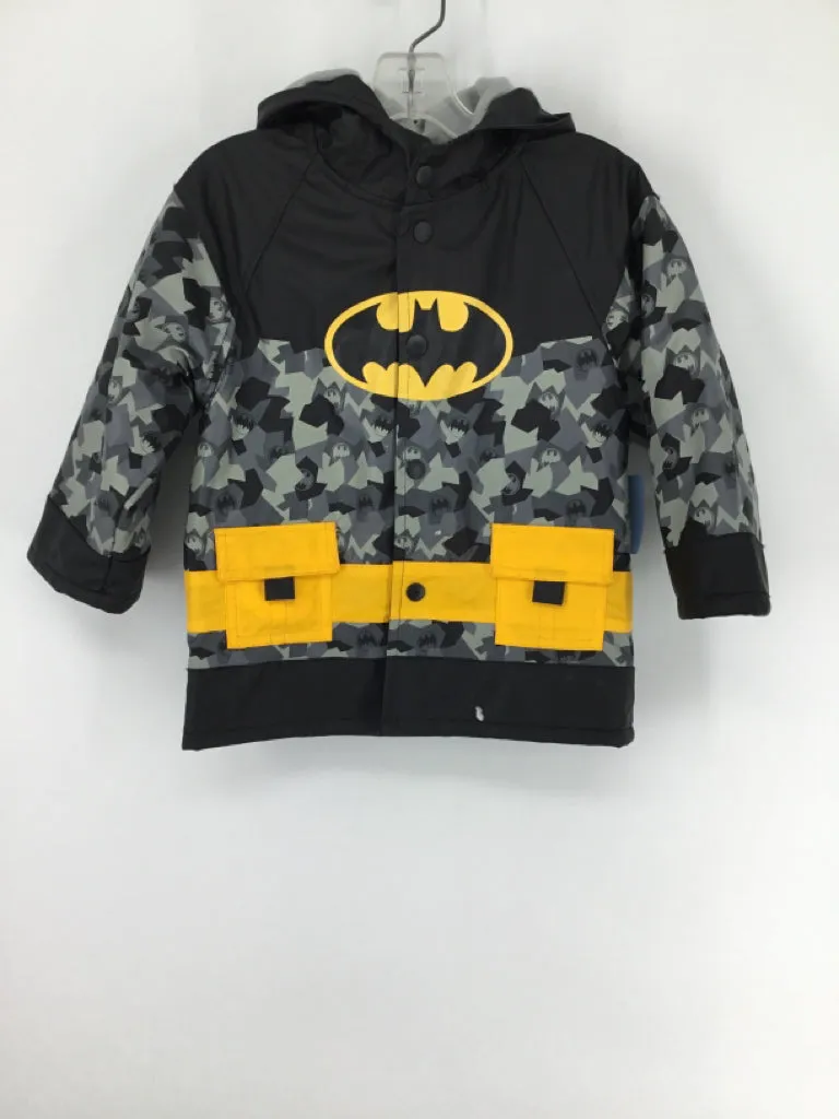 Western Chief   Batman Child Size 2 Black Character Raincoat - boys