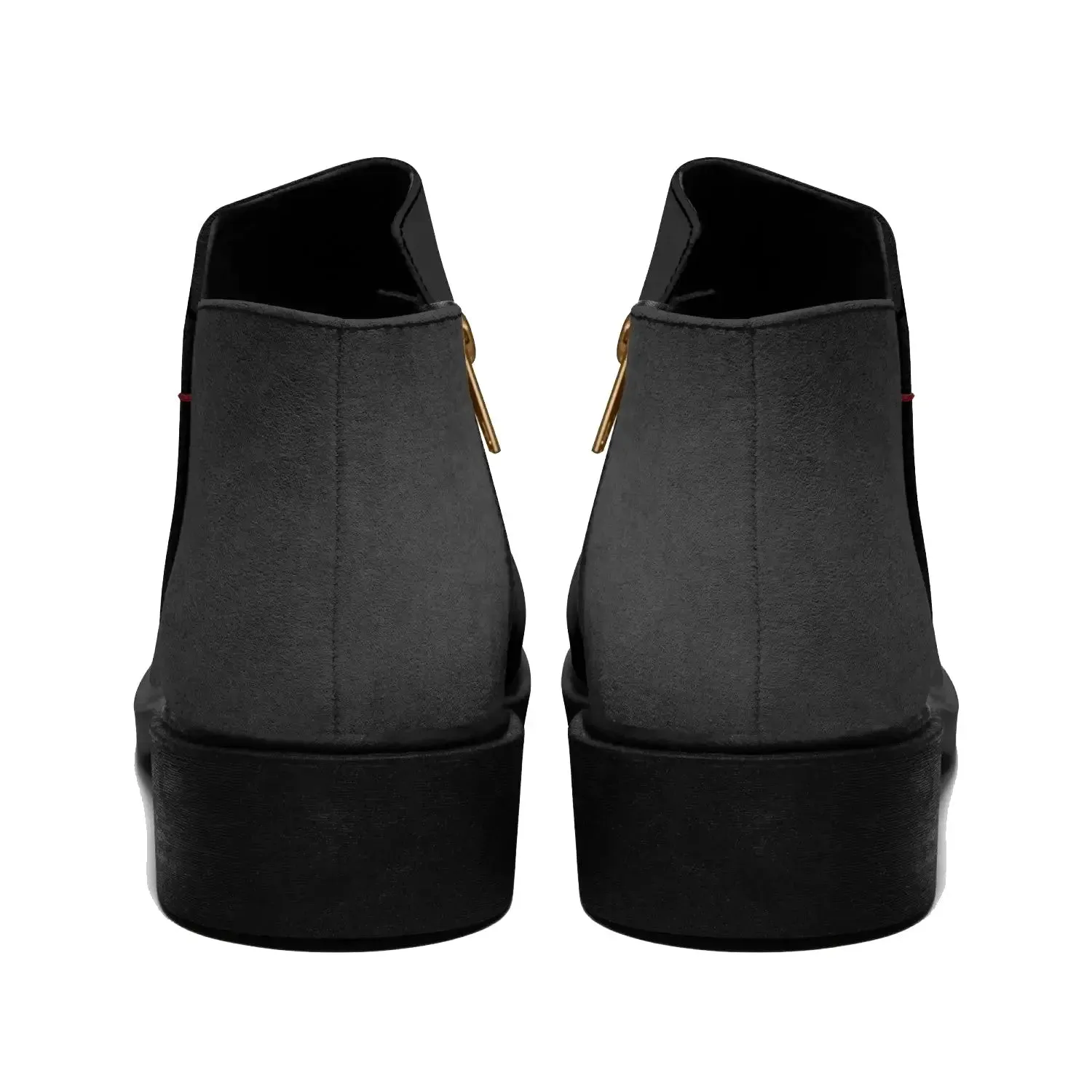 Women Classic Black Zipper Boots