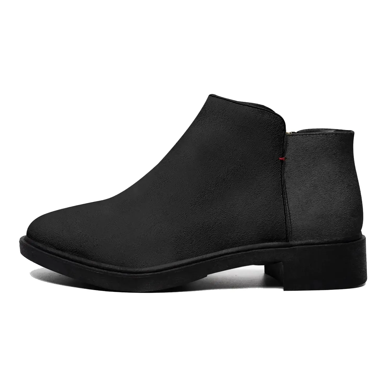 Women Classic Black Zipper Boots