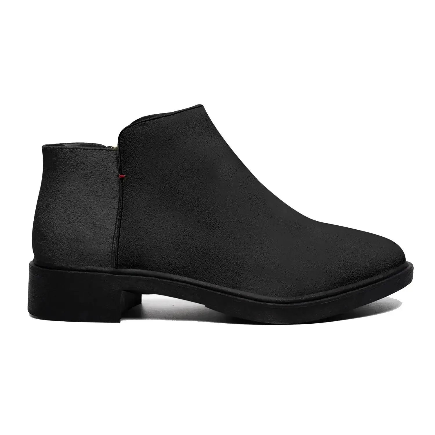 Women Classic Black Zipper Boots