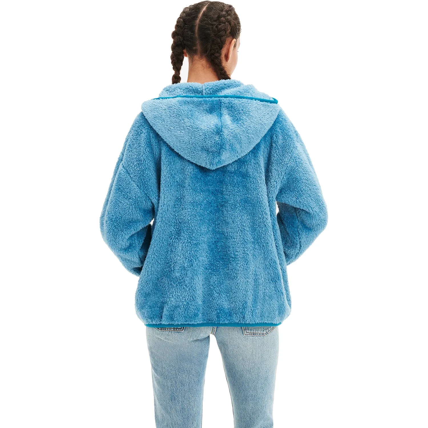 Women's UGG Kadence Blue Bell Fleece Sherpa Hoodie