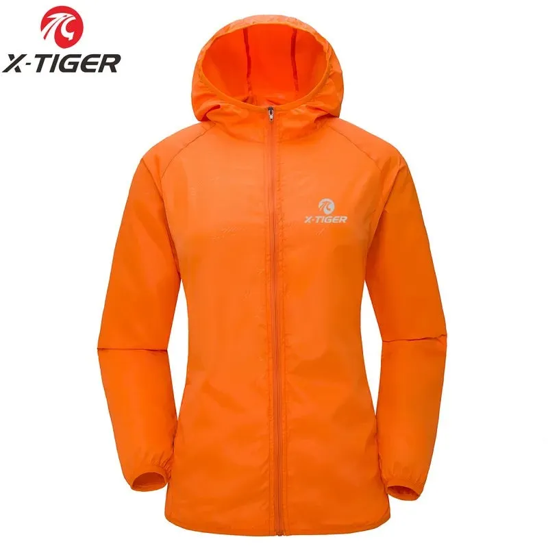 X-TIGER 4 Colors MTB Cycling Jersey MultiFunction Jacket Waterproof Windproof TPU Raincoat Bicycle Sun protection clothing